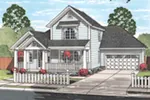 Craftsman House Plan Front of House 130D-0329