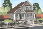 Craftsman House Plan Front of House 130D-0330