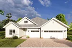 Craftsman House Plan Front of House 130D-0332