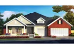 Traditional House Plan Front of House 130D-0338