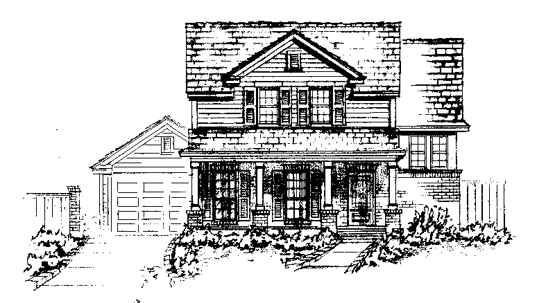 Ranch House Plan Front of Home - Pattyanna Country Home 137D-0007 - Shop House Plans and More