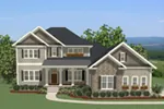 Arts & Crafts House Plan Front of House 139D-0012