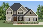 Traditional House Plan Front of House 139D-0017