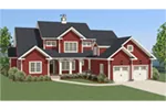 Country House Plan Front of House 139D-0019