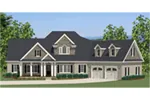 Traditional House Plan Front of House 139D-0020