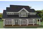 Shingle House Plan Rear Photo 01 - Hills Borough Traditional Home 139D-0055 - Search House Plans and More
