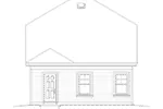 Craftsman House Plan Rear Elevation - 141D-0008 - Shop House Plans and More