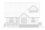 Lake House Plan Left Elevation - Aurora Springs Craftsman Home 141D-0022 - Search House Plans and More