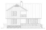Lake House Plan Rear Elevation - Aurora Springs Craftsman Home 141D-0022 - Search House Plans and More