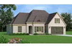 Country French House Plan Front Image - Arreton Bay European Home 141D-0030 - Search House Plans and More