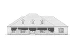 Ranch House Plan Front Elevation - Thistle Mill Southern Home 141D-0040 - Shop House Plans and More