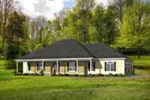 Ranch House Plan Front Photo 01 - Thistle Mill Southern Home 141D-0040 - Shop House Plans and More