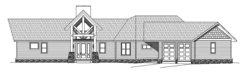 Waterfront House Plan Front Elevation - 141D-0050 - Shop House Plans and More