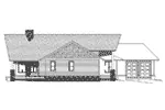 Waterfront House Plan Left Elevation - 141D-0050 - Shop House Plans and More