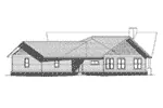 Waterfront House Plan Right Elevation - 141D-0050 - Shop House Plans and More