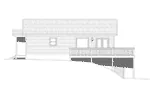 Ranch House Plan Left Elevation - 141D-0116 - Shop House Plans and More