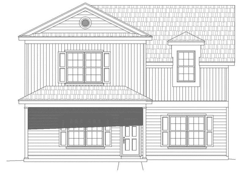 Beach & Coastal House Plan Front Elevation - 141D-0209 - Shop House Plans and More