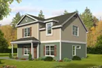 Beach & Coastal House Plan Front of Home - 141D-0209 - Shop House Plans and More