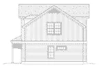 Beach & Coastal House Plan Right Elevation - 141D-0209 - Shop House Plans and More