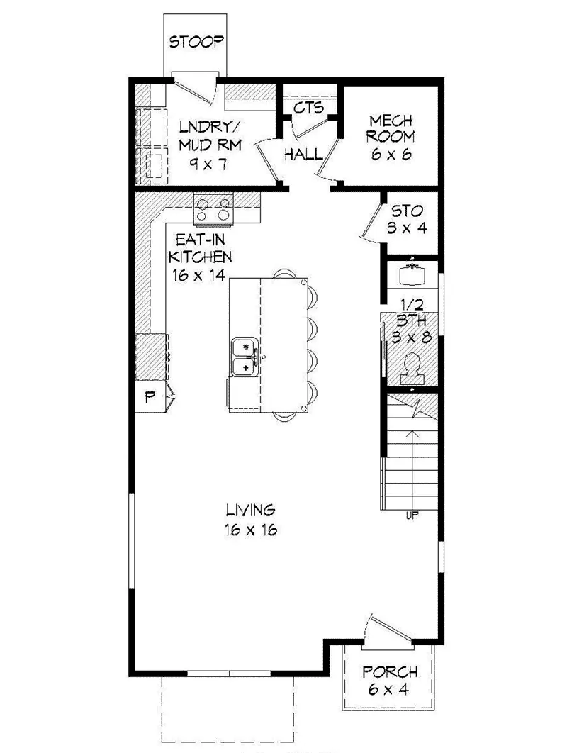 Beach & Coastal House Plan First Floor - 141D-0245 - Shop House Plans and More