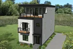 Contemporary House Plan Front of House 141D-0266