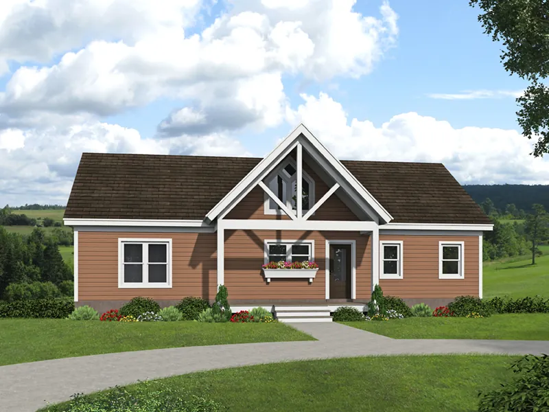 Southern House Plan Front of Home - 141D-0392 - Shop House Plans and More