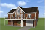 Southern House Plan Rear Photo 02 - 141D-0392 - Shop House Plans and More