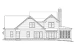 Florida House Plan Rear Elevation - Nancy Creek Country Farmhouse 149D-0007 - Shop House Plans and More