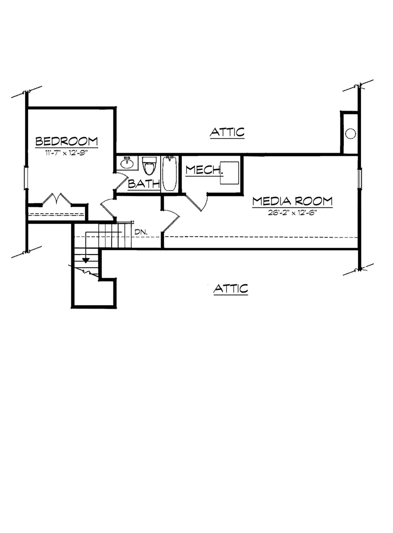 Country House Plan Second Floor - Brinker Ranch Home 149D-0011 - Search House Plans and More