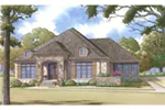 Ranch House Plan Front Image - Hanover Manor European Home 155D-0020 - Search House Plans and More