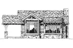 Mountain House Plan Front Elevation - Cub Creek Rustic Small Home 163D-0004 - Search House Plans and More