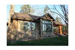 Mountain House Plan Rear Photo 01 - Cub Creek Rustic Small Home 163D-0004 - Search House Plans and More