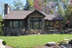 Mountain House Plan Side View Photo 02 - Cub Creek Rustic Small Home 163D-0004 - Search House Plans and More