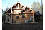 Rustic House Plan Side View Photo - Sheridan Hill Rustic Log Home 163D-0011 - Shop House Plans and More