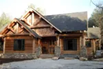Rustic House Plan Side View Photo 01 - Sheridan Hill Rustic Log Home 163D-0011 - Shop House Plans and More