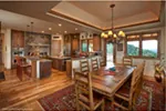 Log Cabin House Plan Kitchen Photo 01 - Tamano Rustic Craftsman Home 163D-0014 - Shop House Plans and More