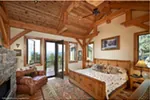 Log Cabin House Plan Master Bedroom Photo 01 - Tamano Rustic Craftsman Home 163D-0014 - Shop House Plans and More