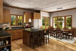 Craftsman House Plan Kitchen Photo 01 - Winterpark Craftsman Home 163D-0016 - Shop House Plans and More