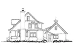 Craftsman House Plan Right Elevation - Winterpark Craftsman Home 163D-0016 - Shop House Plans and More