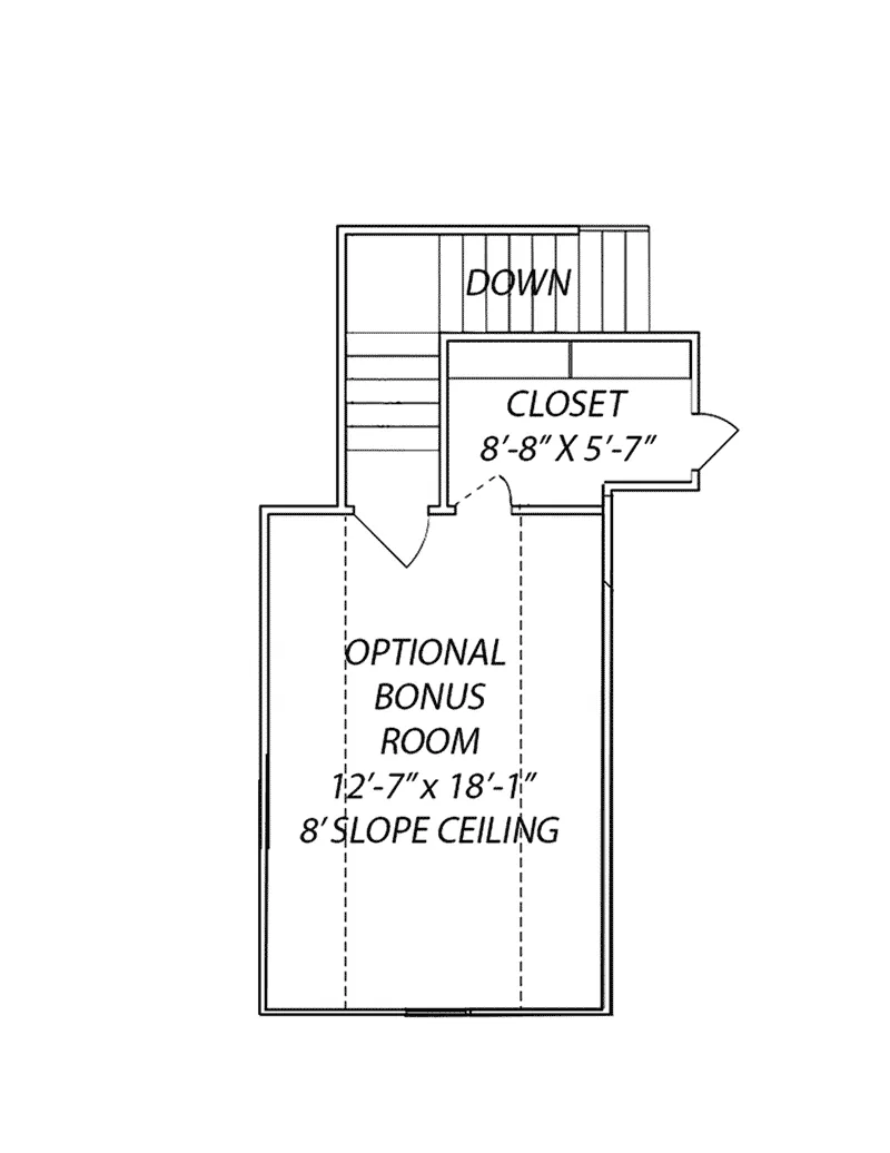 Modern Farmhouse Plan Bonus Room - 170D-0015 - Shop House Plans and More