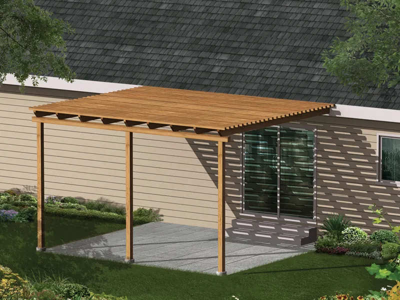This simple patio cover promises less sun exposure and easy installation