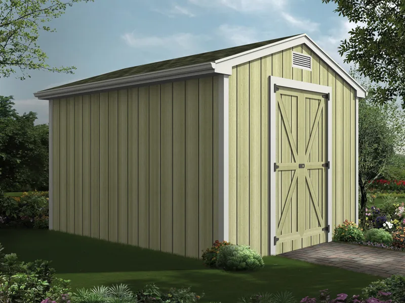 Gable storage sheds can be adapted to the size you need 