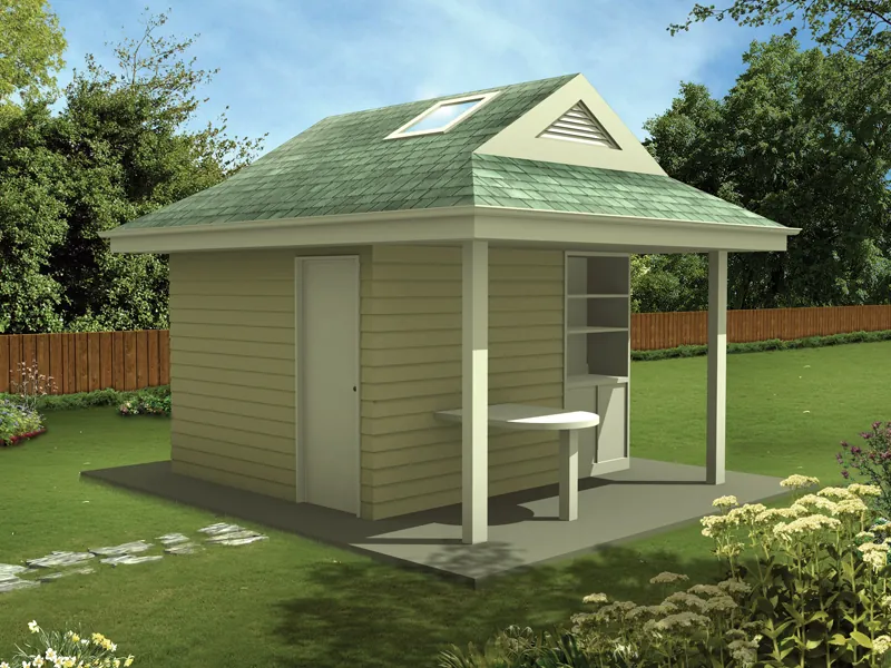 This deluxe cabana has a covered outdoor space for getting out of the sun plus plus indoor space