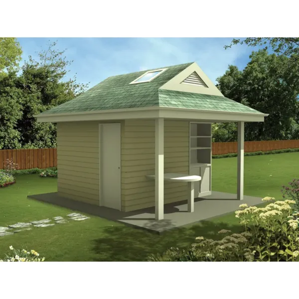 This deluxe cabana has a covered outdoor space for getting out of the sun plus plus indoor space