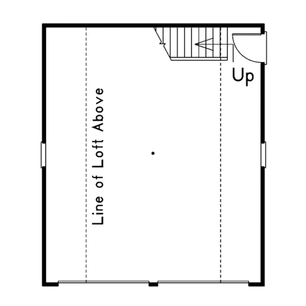 Building Plans First Floor - Whitley Park Gambrel Garage 002D-6000 | House Plans and More