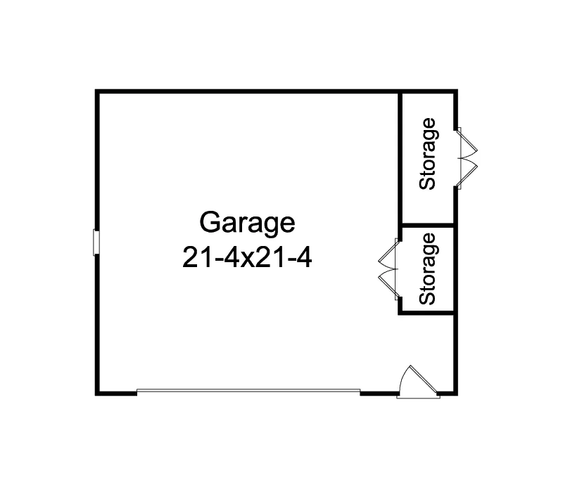 Building Plans First Floor - Ballard Mill Garage 002D-6037 | House Plans and More