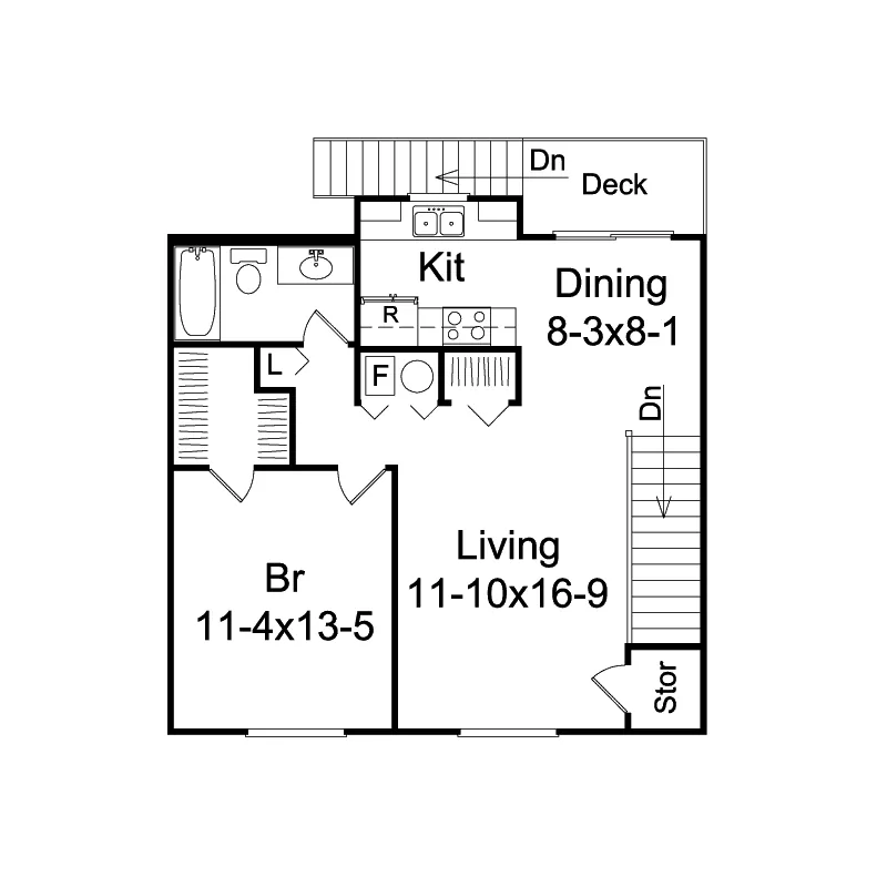 Building Plans Second Floor - Hobart Garage Apartment 002D-7510 | House Plans and More