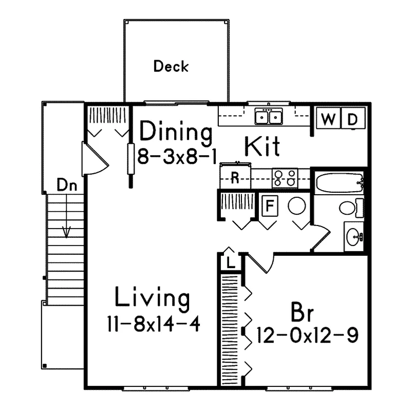 Building Plans Second Floor - Magdelena Garage Apartment 002D-7514 | House Plans and More