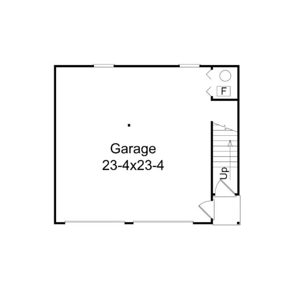 Building Plans First Floor - Phylicia Barn-Style Garage Apartment 002D-7524 | House Plans and More