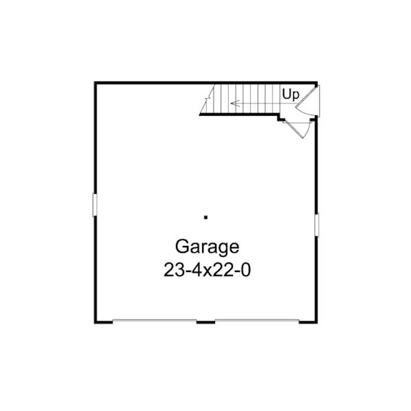 Building Plans First Floor - Sierra Garage Apartment  002D-7527 | House Plans and More